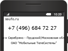 Номер телефона +74966847227