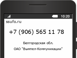 Номер телефона +79065651178