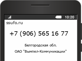 Номер телефона +79065651677