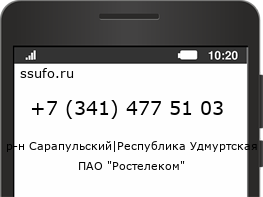 Номер телефона +73414775103