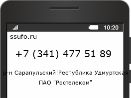 Номер телефона +73414775189