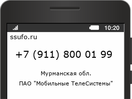 Номер телефона +79118000199